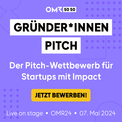 Start der Gründer*innen Pitch Bewerbungsphase