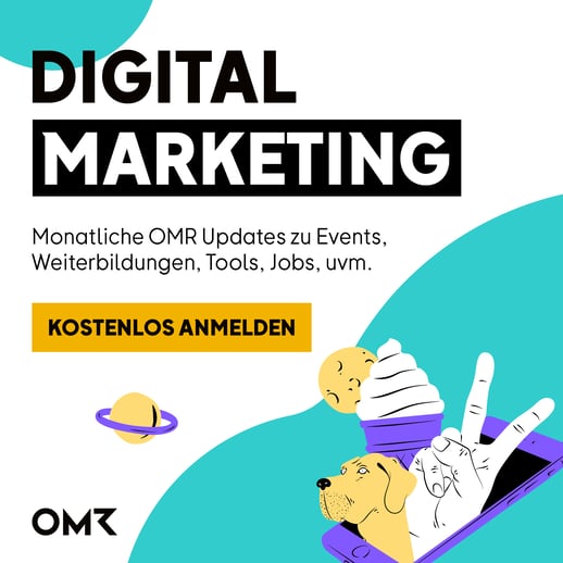 Der OMR Monthly Newsletter mit Updates zu Events, Weiterbildungen, Tools, Job uvm.