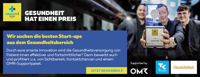 Gesucht werden: die besten Start-ups aus dem Gesundheitsbereich