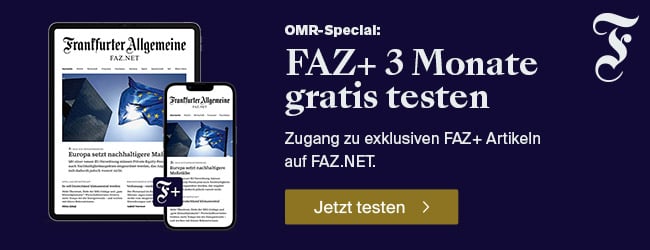 Frankfurter Allgemeine OMR Special: 3 Monate testen.