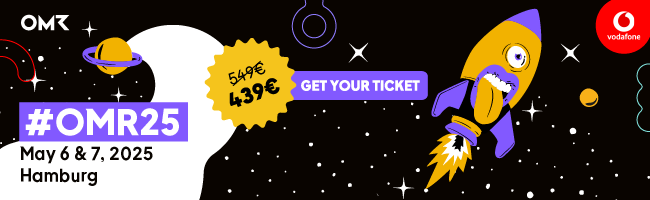 Sichere dir jetzt dein Ticket für das OMR Festival 2025!
